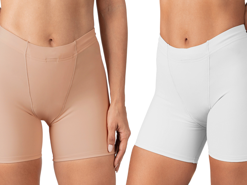 Underworks Vulvar Varicosity and Prolapse Support Boy-Leg Brief with Groin Compression Bands 523