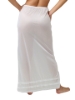 soft, latex-free elastic waistband on the Underworks 100% nylon maxi half slip, designed for comfort and allergen-free wear