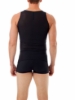 Picture of Mens Power Compression Gynecomastia Pre-Surgical  Post - Surgical Vest