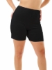 Underworks black women's cotton leg pants 3-pack, seamless and comfortable in plus sizes.