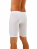 wide elastic waistband compression shorts for secure fit