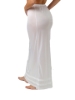 Underworks smooth, lightweight, static-free 100% nylon tricot fabric used in the maxi length half slip—ideal for layering without clinging