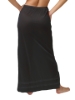 Black Underworks nylon maxi slip with snip-a-length lace at 35.5", 37.5", 39.5"