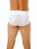 Underworks Inguinal Hernia Belt Hot Cold Gel Pads and Front straps and leg straps allow you to adjust the amount of pressure