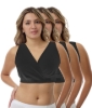 Underworks Black Arthritis Sleep and Leisure Bra, Medical bra